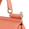 Dolce & Gabbana Miss Sicily Saffiano Leather Top Handle in Pink - Lyst