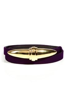 Donna Karan New York Wild Iris Gold Buckle Adjustable Belt - Lyst