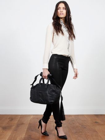 Equipment Snakeprint Detail Shirt - Lyst