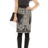 Giambattista Valli Ruched Jersey Top in Gray - Lyst