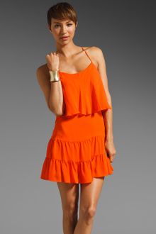 Haute Hippie Ruffle Tank Mini Dress - Lyst