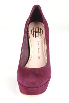 House Of Harlow Callan Suede Platform Pump - Lyst