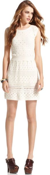 Jessica Simpson Cap Sleeve Belgium Sweater - Lyst