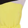 Karen Millen Draped Colourblock Colle in Yellow (multi-coloured) - Lyst