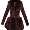 Alexander Mcqueen Astrakhan and Fox Fur Coat in Purple (bordeaux) - Lyst