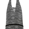 Balmain Zebraprint Jersey Dress in Animal - Lyst