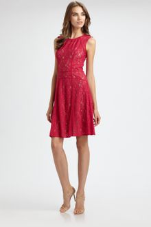 BCBGMAXAZRIA Lace Dress - Lyst