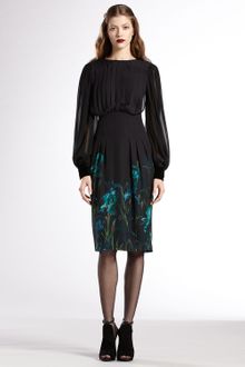 Gucci Giaggioli-Print Silk Dress - Lyst