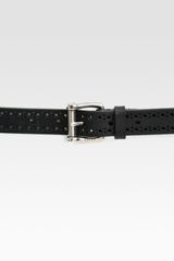 Gucci Perforated Leather Belt