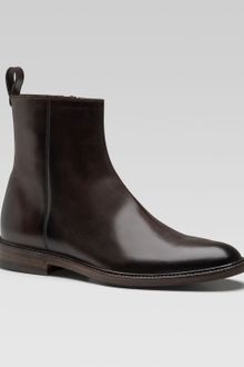 Gucci Cezanne Leather Ankle Boot - Lyst