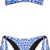 Just Cavalli Reversible Bandeau Bikini in Blue - Lyst