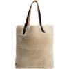 Marni Shearling Tall Hobo in Beige (gold) - Lyst