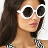 Nasty Gal Full Moon Shades in Gray (white) - Lyst