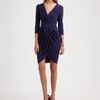Shoshanna Aubrey Dress in Blue (sapphire) - Lyst