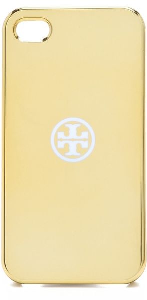 Tory Burch Metallic Iphone 4 Case - Lyst