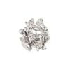 Alexander Mcqueen Scull Ring in Silver (b) - Lyst
