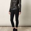 Alexander Mcqueen Peplum Detail Biker Jacket in Black - Lyst