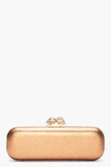 Alexander McQueen Long Twin Skull Box Clutch