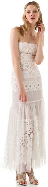 Bcbgmaxazria The Aurora Gown in White - Lyst