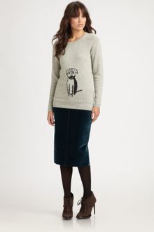 Burberry Prorsum Cashmere Dogprint Sweater - Lyst