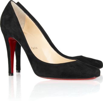 Christian Louboutin Particule 100 Suede Pumps - Lyst