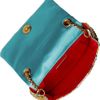 Christian Louboutin Sweety Charity Metallic Python Mini Shoulder Bag in Multicolor (orange) - Lyst