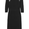 Giambattista Valli Lacetrimmed Wool Dress in Black - Lyst