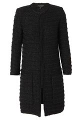 Giambattista Valli Woven Boucle Tweed Coat