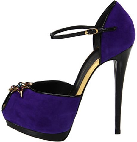 Giuseppe Zanotti Purple HIgh Heel Platform Heels in Purple (b) | Lyst