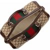 Gucci Vintage Web Boston Monogrammed Canvas Tote in Brown (beige) - Lyst