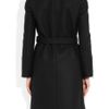 Gucci Belted Wool Felt Coat in Black - Lyst