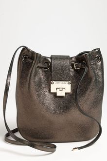 Jimmy Choo Ryad Glitter Leather Crossbody Bag - Lyst