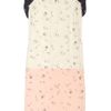 Marni People Print Silk Crepe And Cotton Dress in Pink (black) - Lyst