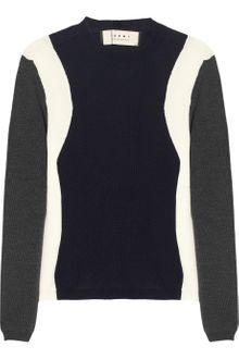 Marni Tritone Wool Sweater - Lyst