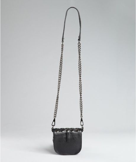Black with Chain Strap Cross Body Bag