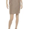 Valentino Woven Silk Pencil Skirt in Gray (taupe) - Lyst
