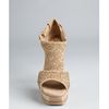 Yves Saint Laurent Khaki Studded Suede Tribute R 105 Platform Sandals in Khaki - Lyst