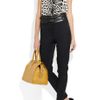 Yves Saint Laurent Leopard Print Silk Crepe De Chine Top in Animal (leopard) - Lyst