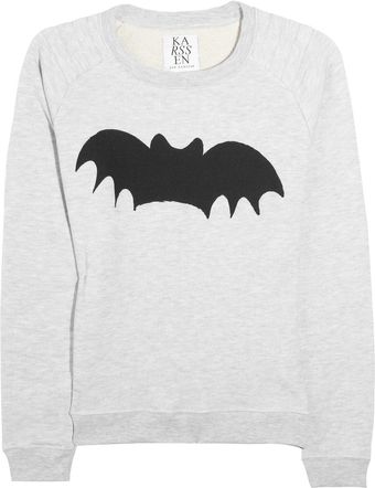 Zoe Karssen Bat Cottonblend Jersey Sweatshirt - Lyst