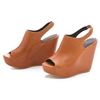 Elizabeth And James Holly Platform Sandals in Brown (cognac) - Lyst