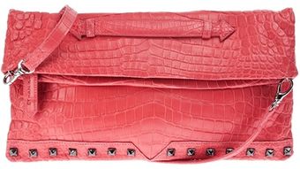 Ethan K Crocodile Clutch - Lyst
