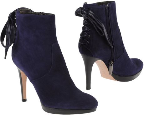 Gianvito Rossi Ankle Boots in Black (blue) - Lyst