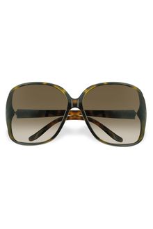 Gucci Heart Logo Plastic Frame Sunglasses - Lyst