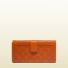 Gucci Interlocking G Continental Wallet in Orange - Lyst