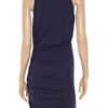 Halston Heritage Wrapeffect Ruched Jersey Dress in Blue (midnight) - Lyst