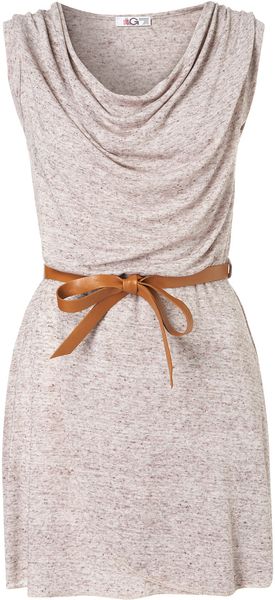 Topshop Belted Wrap Dress  - Lyst
