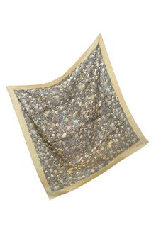 Valentino Peacock Feather Print Silk Square Scarf - Lyst