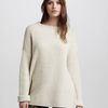 Vince Chunky Knit Sweater in Beige (ivory) - Lyst