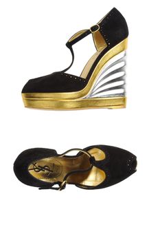 Yves Saint Laurent Rive Gauche Wedge - Lyst