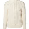Balmain Ecru Cable Knit Turtleneck Sweater in Beige for Men - Lyst